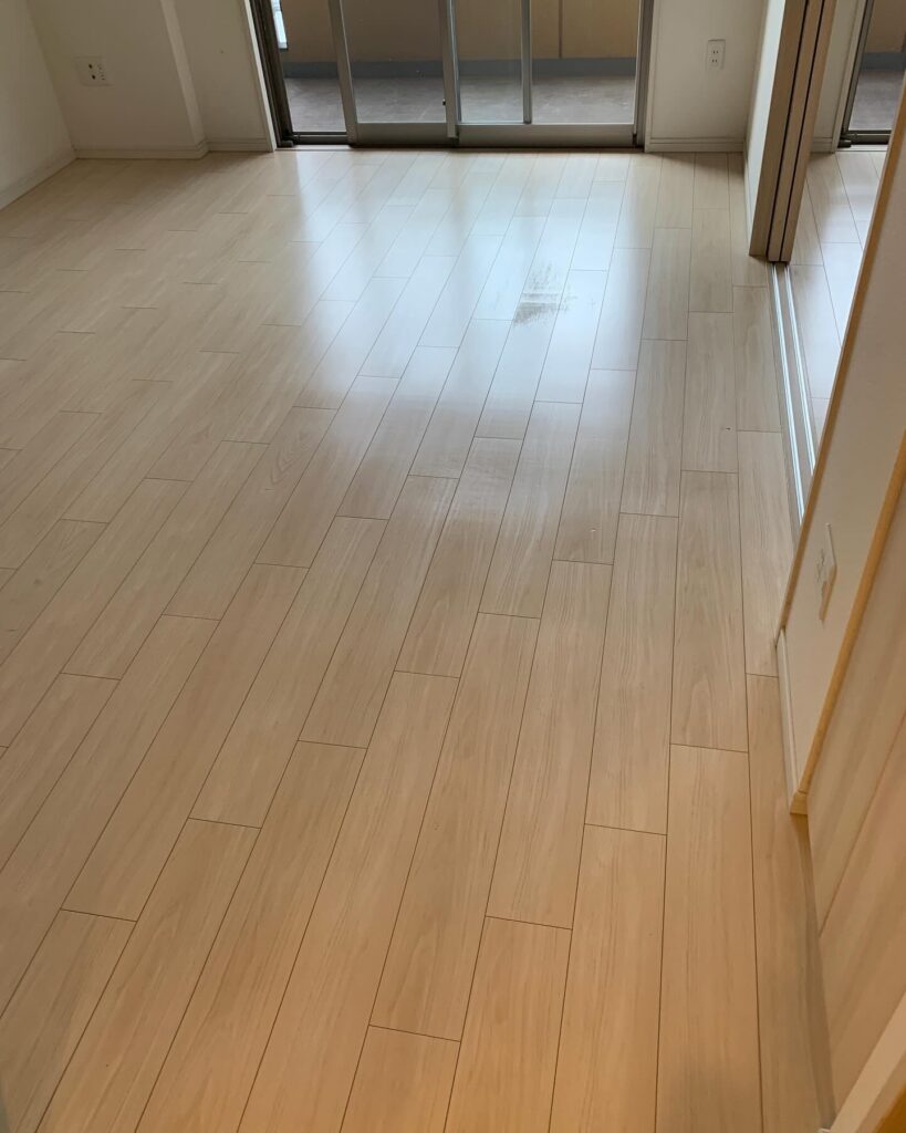 姫路市北条のシニア向け分譲マンションで行った特殊清掃後の室内